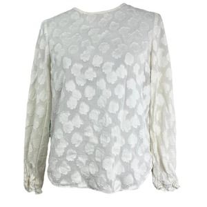 Tanya Taylor Cream Floral Blouse 6